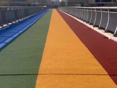 南通学校道路改色